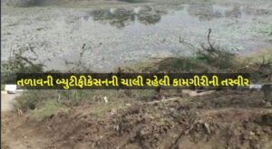 આમોદ નગરના તળાવની બ્યુટીફીકેસનની કામગીરીનો પ્રારંભ
